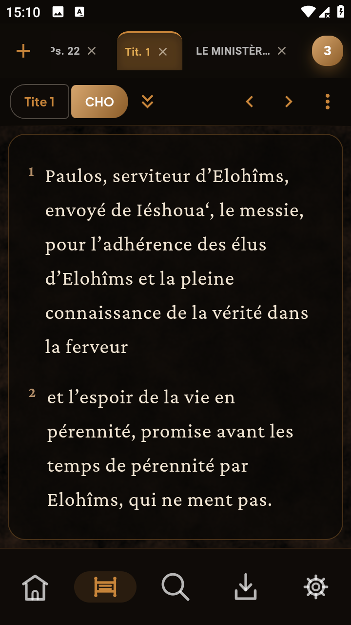 Lecture thème noir